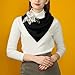 Cherub Sword Skull Mask Silk Like Head Scarf for Women Bandana for Hair Wrapping Fashion Accessory Square Hair Scarves 18