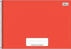 Tilibra - Caderno Cartografia e Desenho Pepper Vermelho 80 folhas - 1 un