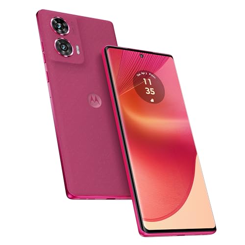 MOTOROLA Edge 50 Fusion 5G, 12GB+12GB RAM, 512GB ROM, Snapdragon 7 Gen 2, 50MP OIS LYTIA Sensor, 6.7" 144 Hz pOLED Display, IP68, 5000mAh, Android 14 Hot Pink