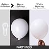 PartyWoo White Balloons 140 pcs Different Sizes of 18 12 10 5 Inch White Balloons Arch Kit Garland for Wedding Baby Shower Birthday Bridal Shower Graduation Engagement Party Decorations White-Y13 #2