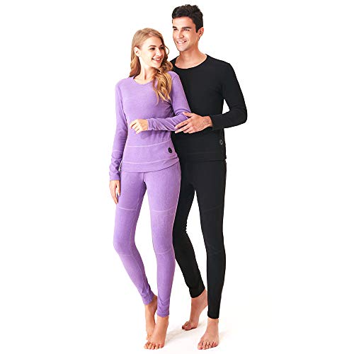 mewmewcat Roupa interior quente de inverno com controle de temperatura inteligente e à prova de frio