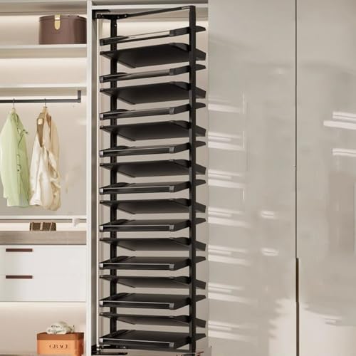 Cadre de lit extensible avec étagère à chaussures coulissante pour gagner de la place