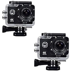 Rambot Combo Pack of 2 Items - 4K WiFi Waterproof Action Sport Camera, 4K WiFi Waterproof Action Sport Camera (1 Year Warranty)