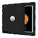 iPad 4/3/2 Case, Hocase Rugged Heavy Duty Shockproof Protective Hybrid Dual Layer Hard Rubber Case for Apple iPad 2/3rd/4th Generation 9.7-inch - Black