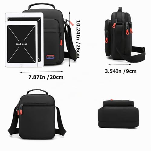 ¿Poco espacio? Este bolso de hombro pequeño de lona organiza tus pertenencias en el trabajo 6