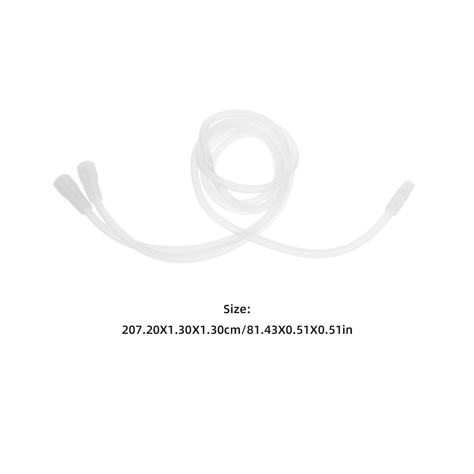 Happyyami Tuyau Flexible en Processus de Vide en Plastique Léger Système de Connexion Précis pour Appareils de Beauté Adapté aux Outils de Ventouses et Soins Visage
