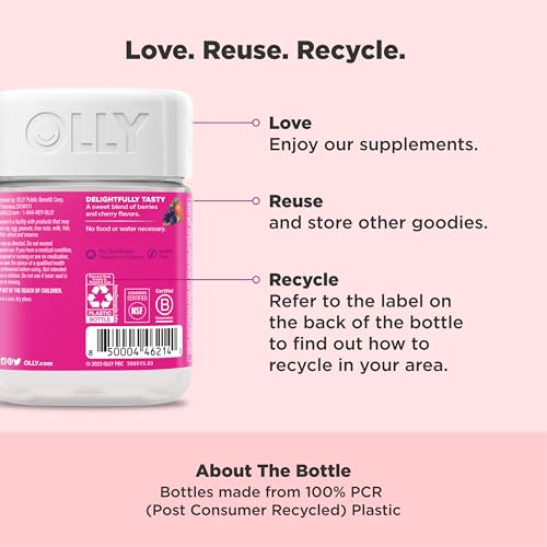 image for OLLY Immunity Gummy, Immune Support, Elderberry, Zinc, Vitamin C, Supp