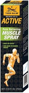 Active Muscle Spray, 2.53 fl. oz. – Sports Spray – Tiger Balm Muscle Rub Spray – Analgesic Spray for Muscles – Arthritis Relief Spray – Relieving Spray for Soreness – 2 Pack