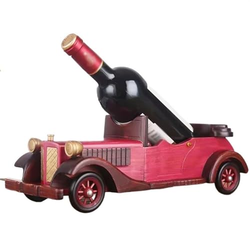 Soporte para botellas de vino en madera sólida miniatura 1