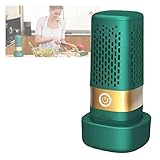 ❤ DESIGN PORTATILE - Il dispositivo purificatore di frutta e verdura è adatto per oggetti personali e personali essenziali per i viaggi in dormitorio familiare, può essere riposto nella parte destra della valigia quando si viaggia per lavoro o in campeggio nel camper, viaggi all'aperto, può essere incluso in qualsiasi borsa di tela.