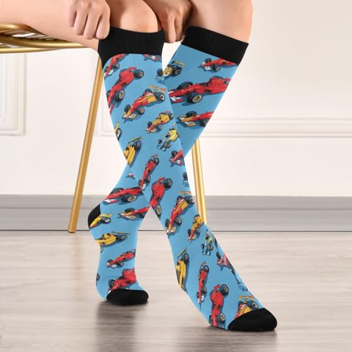 Image of Pigsaly Ceramic Mugs Coffee Cups Womens Knee High Socks Love Compression Socks Athletic Tube Sock Outdoor Sport Socks