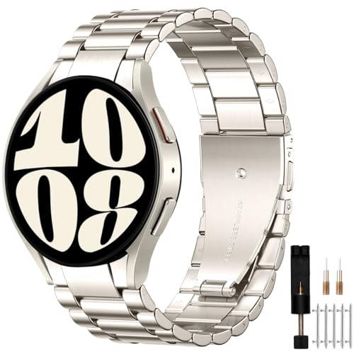 Bracelet Galaxy Watch 6 avec connecteur No Gap en métal robuste