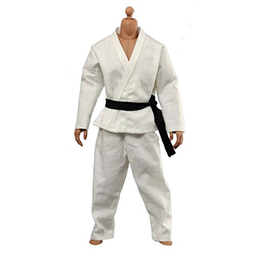 1/6 bianco Karate Judo Tuta da allenamento Wu Shu vestiti adatti 12 