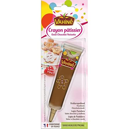 Vahiné - Lápiz de pastelería de chocolate y avellanas - Tubo de 23 g