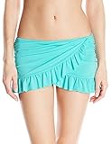 Kenneth Cole Reaction Women's Ruffle-Licous Asymmetric Skirted Bikini Bottom
