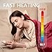 Tefici Electric Heated Blanket Throw, Super Cozy Soft 2-Layer Flannel 50