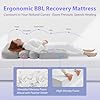 HOMCA BBL Bed After Surgery for Sleeping, Ergonomic BBL Pillow After Surgery with Hole, High Density Foam Brazilian Butt Lift Recovery Pillow with Removable Cover, BBL Recovery Must Haves(67x22x6.3in)