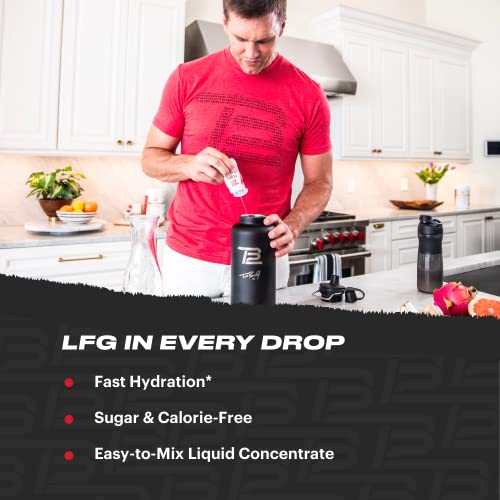 Tb12 Electrolyte Supplement For Optimized Hydration - Electrolyte Drops For Water, Gluten-Free, Sugar-Free, Vegan, With Magnesium, Potassium, 24 Servings (Peach Mango Flavor) #TOP2