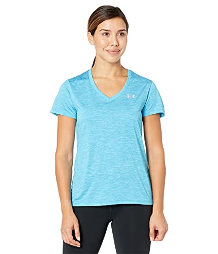 Image of Under Armour Womens Tech V-Neck Twist Short-Sleeve T-Shirt