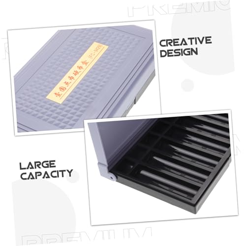 Organizador de monedas Artibetter gris PE 21.5x13.5x3.2 cm miniatura 3