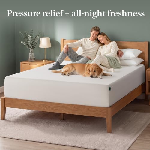 Image of Zinus 12 Inch King Green Tea Memory Foam Mattress, Medium Firm Feel | Pressure-Relieving Comfort & Full-Body Support, Naturally Fresh, CertiPUR-US & OEKO-TEX Certified Safe Materials