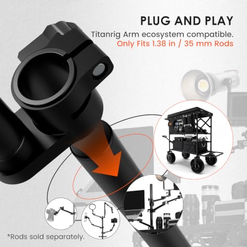 Image of TARION Pneumatic Camera Mount 25 inch Modular 3-Section Titanrig Arm W