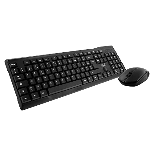 Clavier + Souris sans Fil T'nB Noir pour ordinateur de bureau
