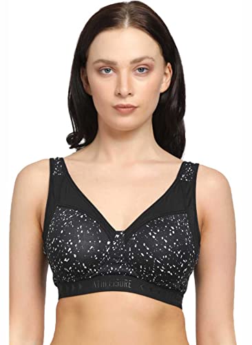Image of Lovable Women's Polyester Lightly Padded Wire Free Modern Sports Bra