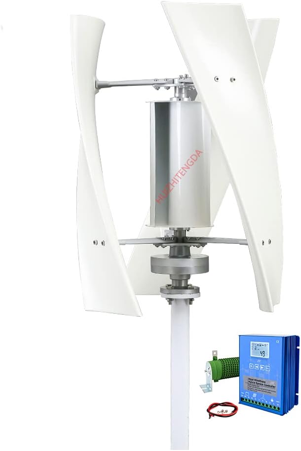 JAMCHE 12000W Wind Turbine Generator Kit, DC 12V 24V 48V Vertical Wind
