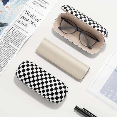 Image of Eyeglasses Case, Hard Shell Protective Case for Glasses, Unisex for Women Men