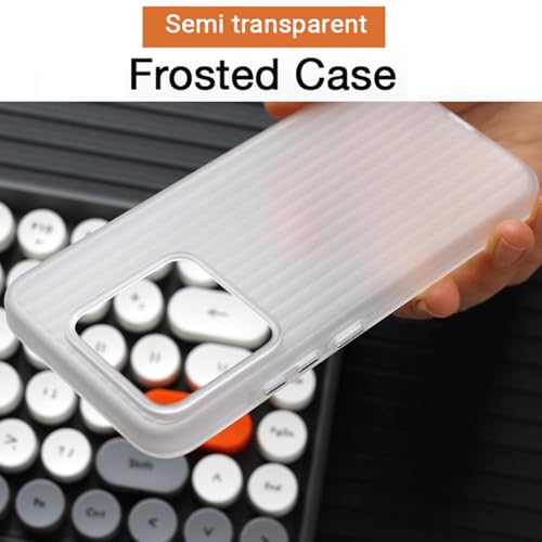 Image of Kapa Wave Frosted Grip Back Cover for Iqoo 13 5G | Ultra Slim [with Metal Buttons] Matte Finish Back Case (White)