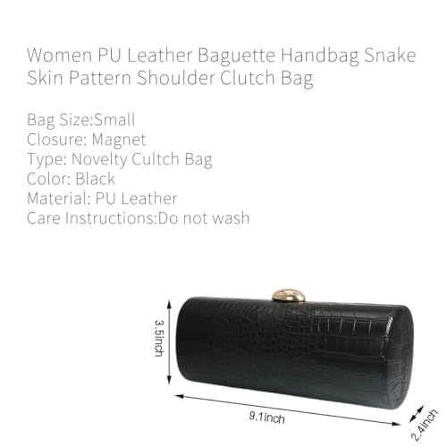 Image of Women PU Leather Long Purse Handbag Crocodile Pattern Shoulder Clutch Bag for Casual Party