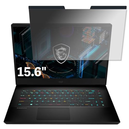 MSI GP66 15.6インチ 16:9 対応 マグネット式 覗き見防止フィルム プライバシーフィルター ブルーライトカット 反射防止 PC パソコン ノートブック のぞき見防止 画面保護 保護シート 着脱簡単 両面使用