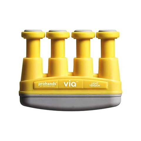 GRIPMASTER GUITARRA - Prohands (VM13101) (Via Light) (1,8 Kg/Dedo) (Amarillo) Cover