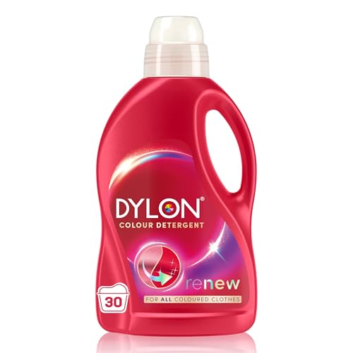 Dylon Detergente de color (30 lavados), detergente líquido para todas las prendas de color, detergente para revitalizar los colores y renovar en cada lavado con resultados óptimos en 10 lavados