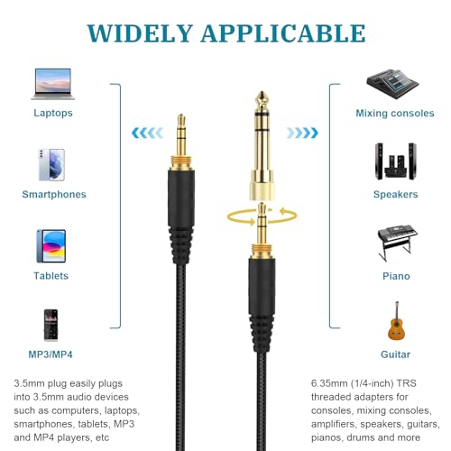 Cable AUX Zosvoses 6.35mm para audífonos 2 m miniatura 5