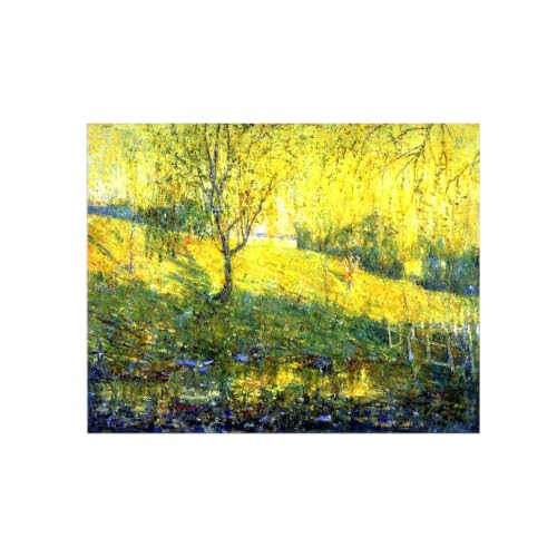 Toile Spring Morning 105x80cm pour illuminer le salon d'une douce ambiance matinale