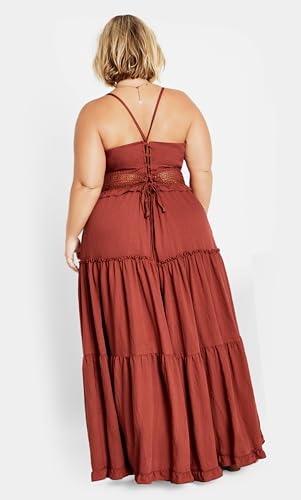 Image of City Chic Women's Plus Size Maxi Dress - Aura