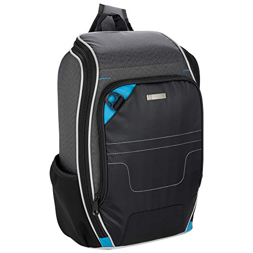 Lewis N. Clark Underseat Carry-on Sling Backpack + RFID Protection System Anti-Theft, Black, One Size