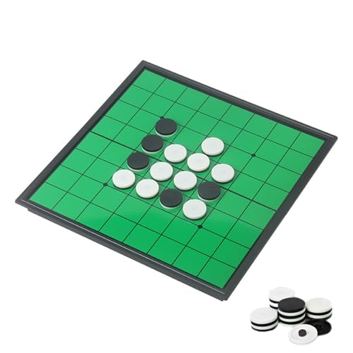 KOKOSUN Reversi Travel Board Game Set -20 Centimeters Magnetic Folding Strategy Board Game set Family Fun Game Gift for Kids/Adults