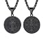 04.Saint Benedict-Round-Black