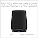 NETGEAR Orbi Tri-Band WiFi 6 Mesh Add-on Satellite (RBS860B) - Works with Orbi RBK863SB - Adds Coverage up to 2,700 sq. ft. - AX6000 (6Gbps) - Black
