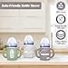 BUSOHA 3 Pack Silicone Sleeves for Lansinoh NaturalWave Baby Bottles - Baby Bottles Sleeves for Lansinoh Bottles Baby Anti-Colic Bottles Holder with Handle Silicone Protector,5 oz