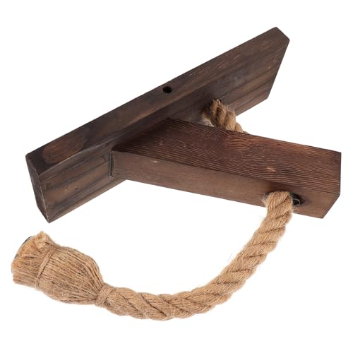 Lámpara de pared rústica madera natural luz decorativa interior vintage para sala y comedor