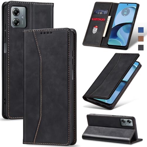 Jasonyu Case for Samsung Galaxy A23 5G/4G Leather Wallet Flip Cover with Card Holder,Kickstand, Magnetic Closure,TPU Shockproof Phone Case Compatible with Samsung A23 (Brown)