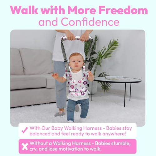 Image of Watolt Baby Walking Harness, Toddler Walker Assistant Belt, 7-24 Months