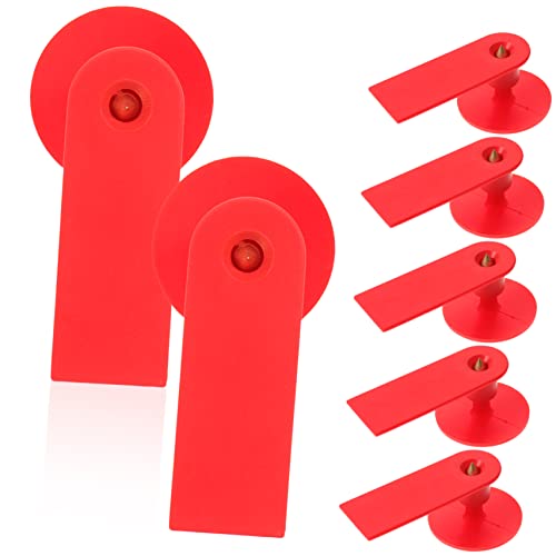 Garneck 100pcs Livestock Ear Tags for Cattle Sheep and Goats Lightweight Easy to Use Animal Identification Tags for Livestock Management