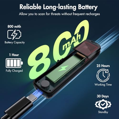 Leyosov Hidden Camera Detector, 2024 Upgraded 8Th Gen Camera Detector, Anti Spy, Gps Tracker Detector, Portable Bug Detector Rf Signal Finder For Airbnb thumb #3