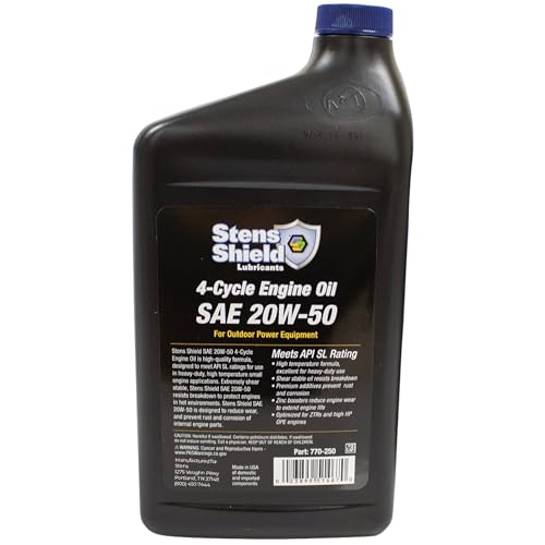 Aceite para motor 4 tiempos SAE 20W-50 Stens 32 oz miniatura 3