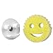 BeraTek Smiley Face Sponge Holder for Kitchen Sink – Suction Cup Caddy Keeps Sponges Dry & Organized – Sponge Mommy Compatible, BPA-Free, Dishwasher Safe, White (1 Pack)